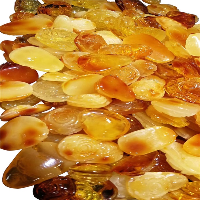 Amber alam daun perhiasan Handmade / Mawar Mirang Mogsc Warna Mogfer Mobil 39