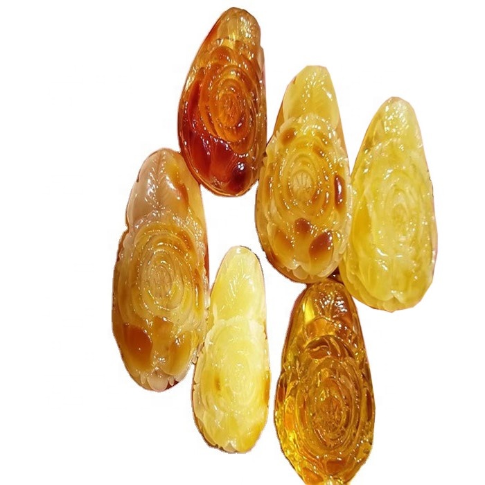 Amber alam daun perhiasan Handmade / Mawar Mirang Mogsc Warna Mogfer Mobil 43