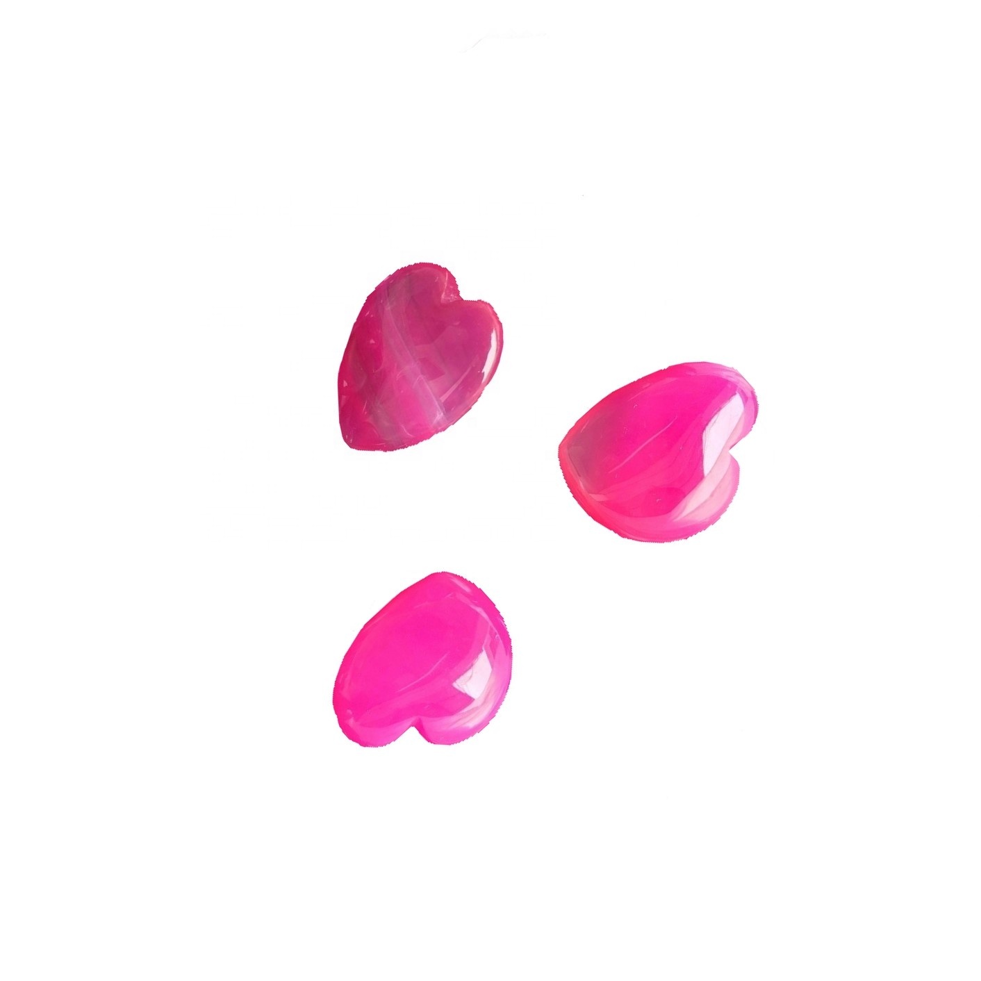 Агат у облику срца у облику срца Црвено Агате Цабоцхон лабав драгуљ 31