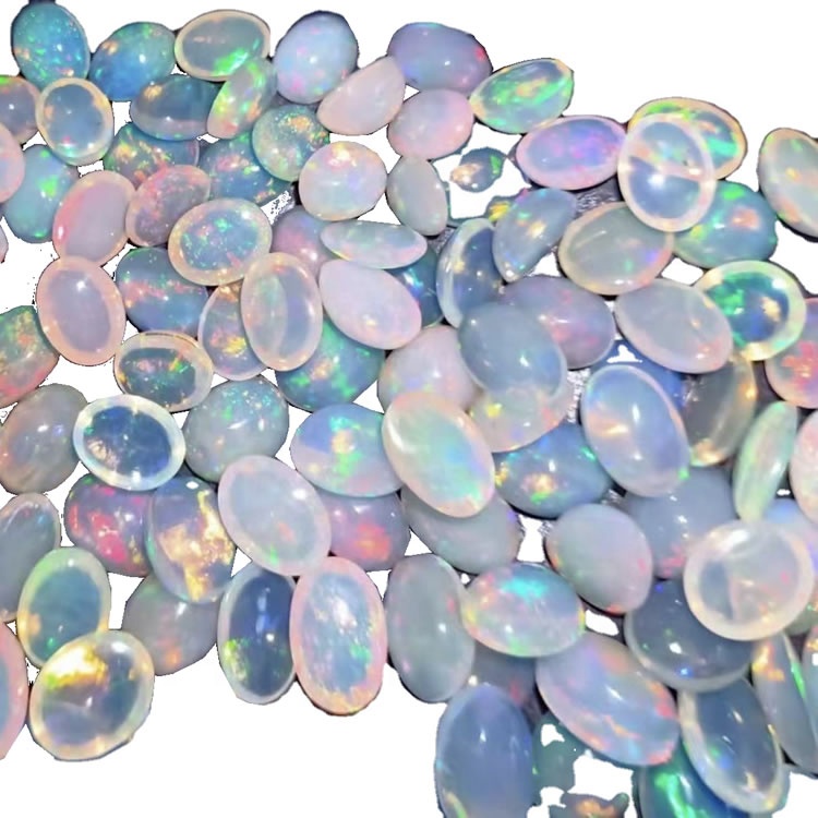 Tradicionalni Opal Cabohons Lab stvorio Opal ovalne kabohone labave opalne kabine 31