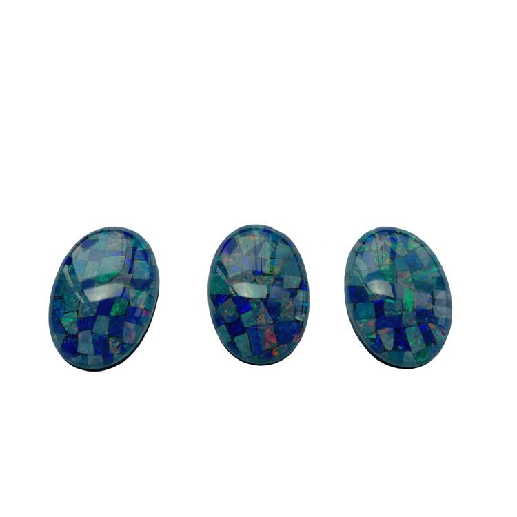 20к30к7.6мм плава са кристалом ВЕЛИ ФИРЕ ЕТХОПИАН ОПАЛ ЦАБОЦОН Овал Схапе Гемстоне 39