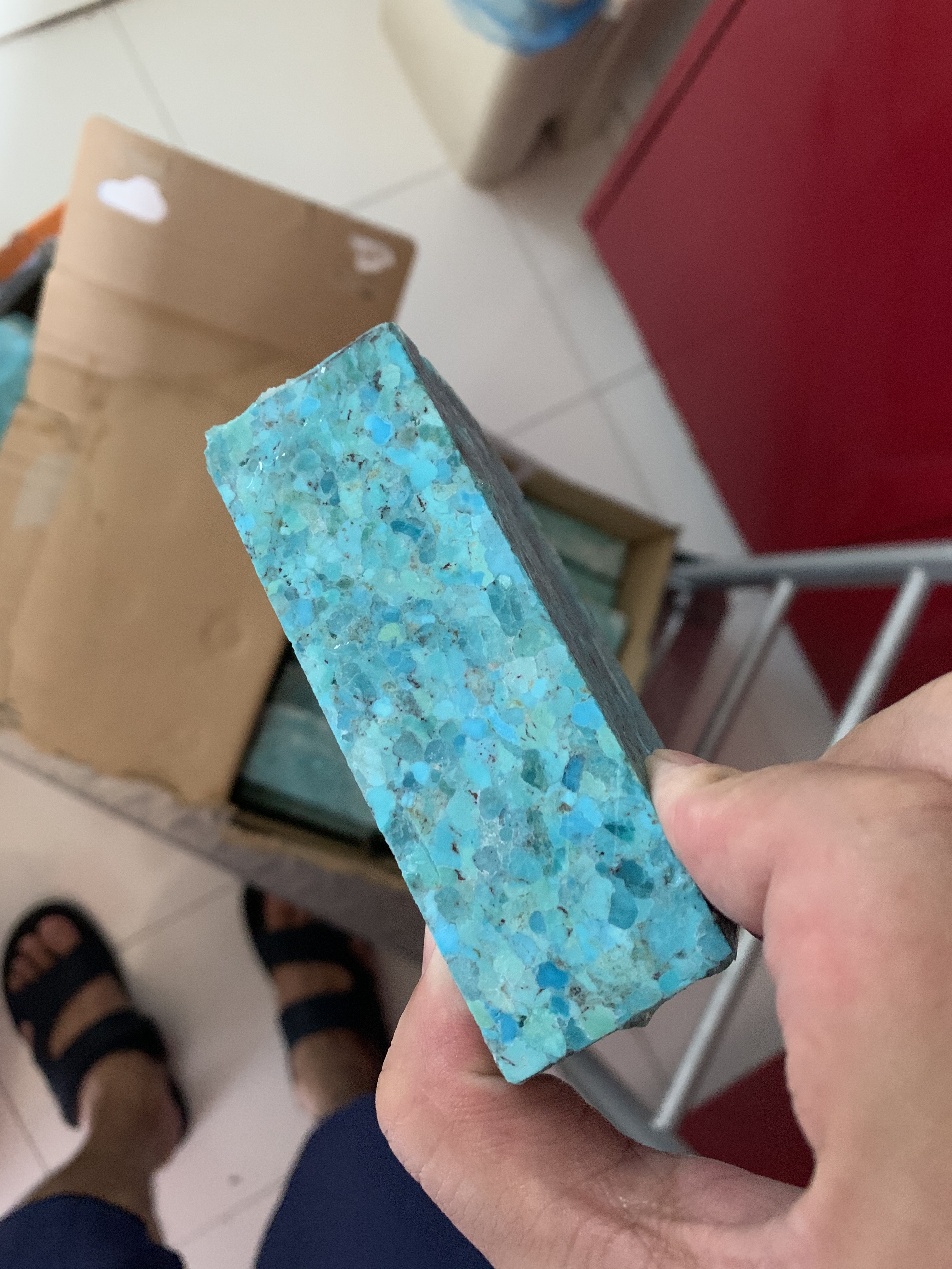 100% натуральний бірюзовий стиснутий шорсткий матеріал Mojave turquoise Cabochon Mohave Matrix Lose Gemstone 11