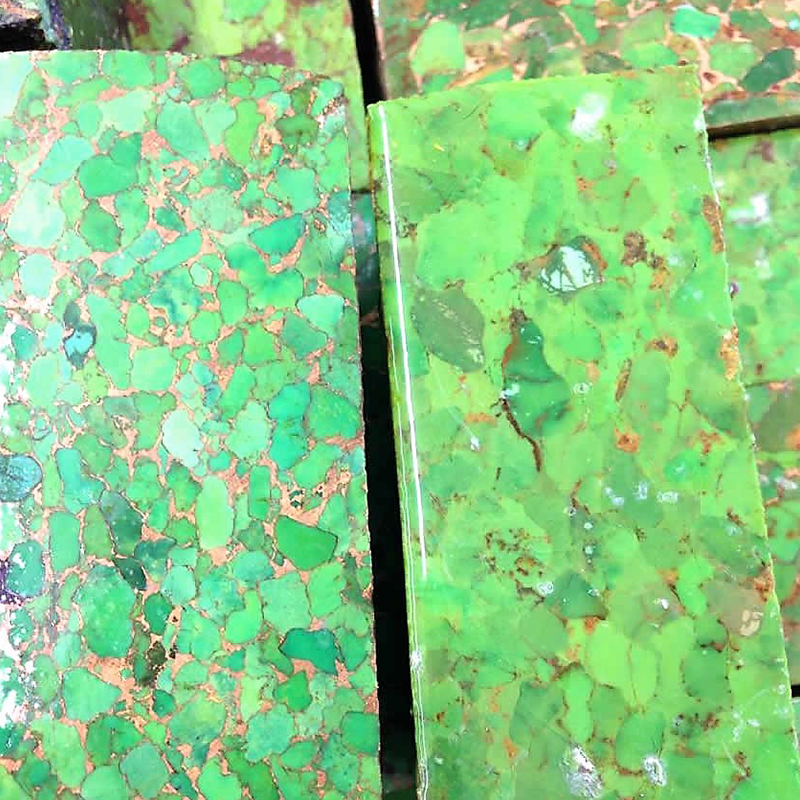 Turquoise koper Persiese groen saamgeperste Mojave Turquoise Bisbee Turquoise American 9