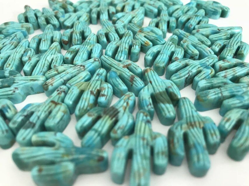 Énorme vieille perles turquoise chinoises chinoises pour la fabrication de bijoux de pierres précieuses 17