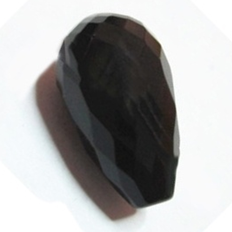 Wholesale perlas de piedras preciosas sueltas Black Onyx Drop-Water Beads 39