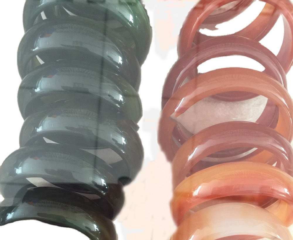 55mm - 60 mm vihreä ja muut värit akaatti Tukku puolijalka 41