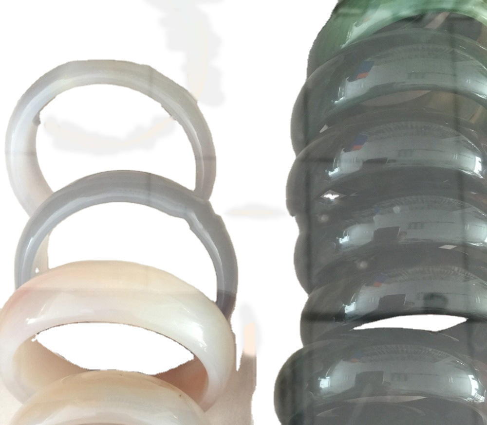 55mm - 60 mm vihreä ja muut värit akaatti Tukku puolijalka 43