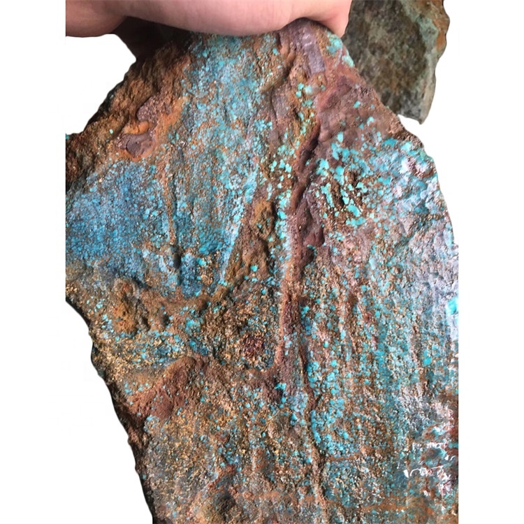 diferan natirèlman Spider-entènèt turquoise ki graj Gemstone Natirèl Enklizyon Gade Turquoise ki graj 6