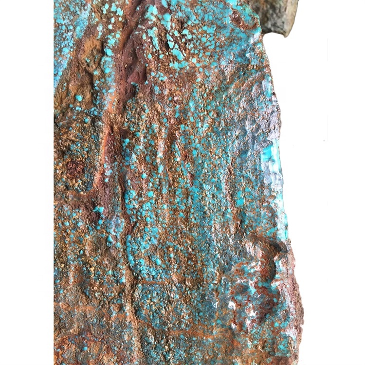 diferan natirèlman Spider-entènèt turquoise ki graj Gemstone Natirèl Enklizyon Gade Turquoise ki graj 10