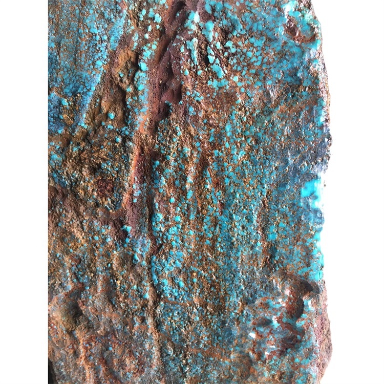 diferan natirèlman Spider-entènèt turquoise ki graj Gemstone Natirèl Enklizyon Gade Turquoise ki graj 12