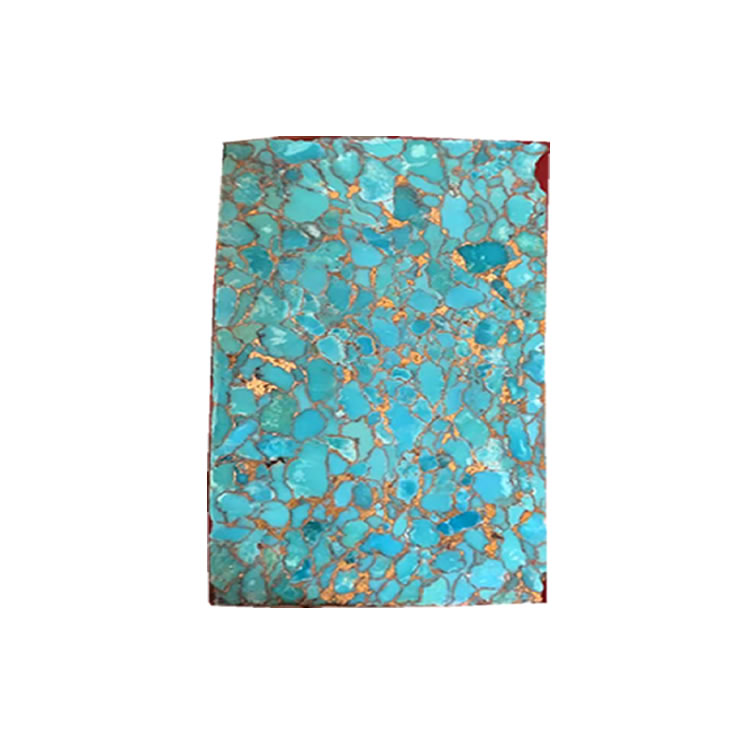 Regtig saamgeperste turkoois rowwe warmverkoop gem materiaal groot blok turkoois rowwe mes hanteer materiaal 15