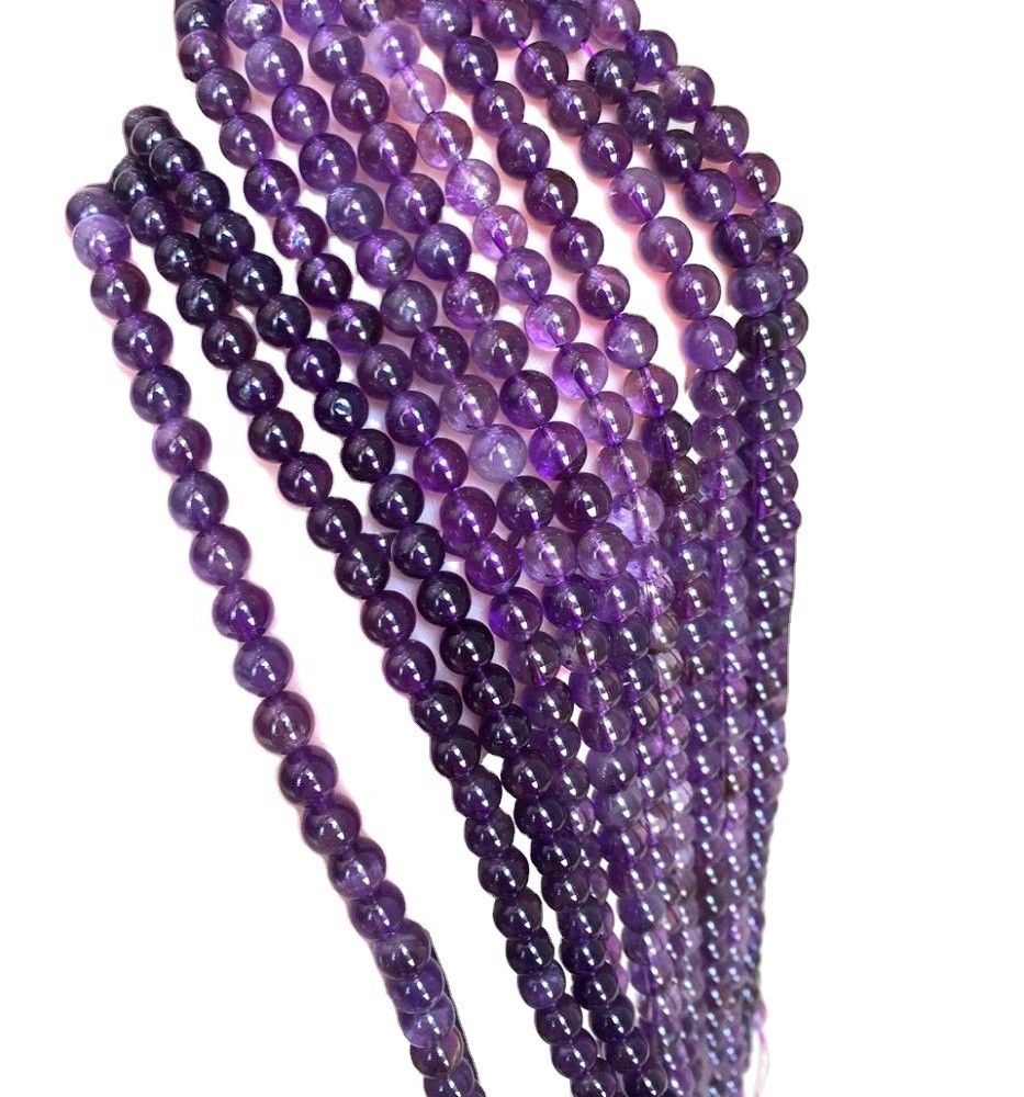 Aksesoris pabrik pabrik amethyst Crystal permata manik 13