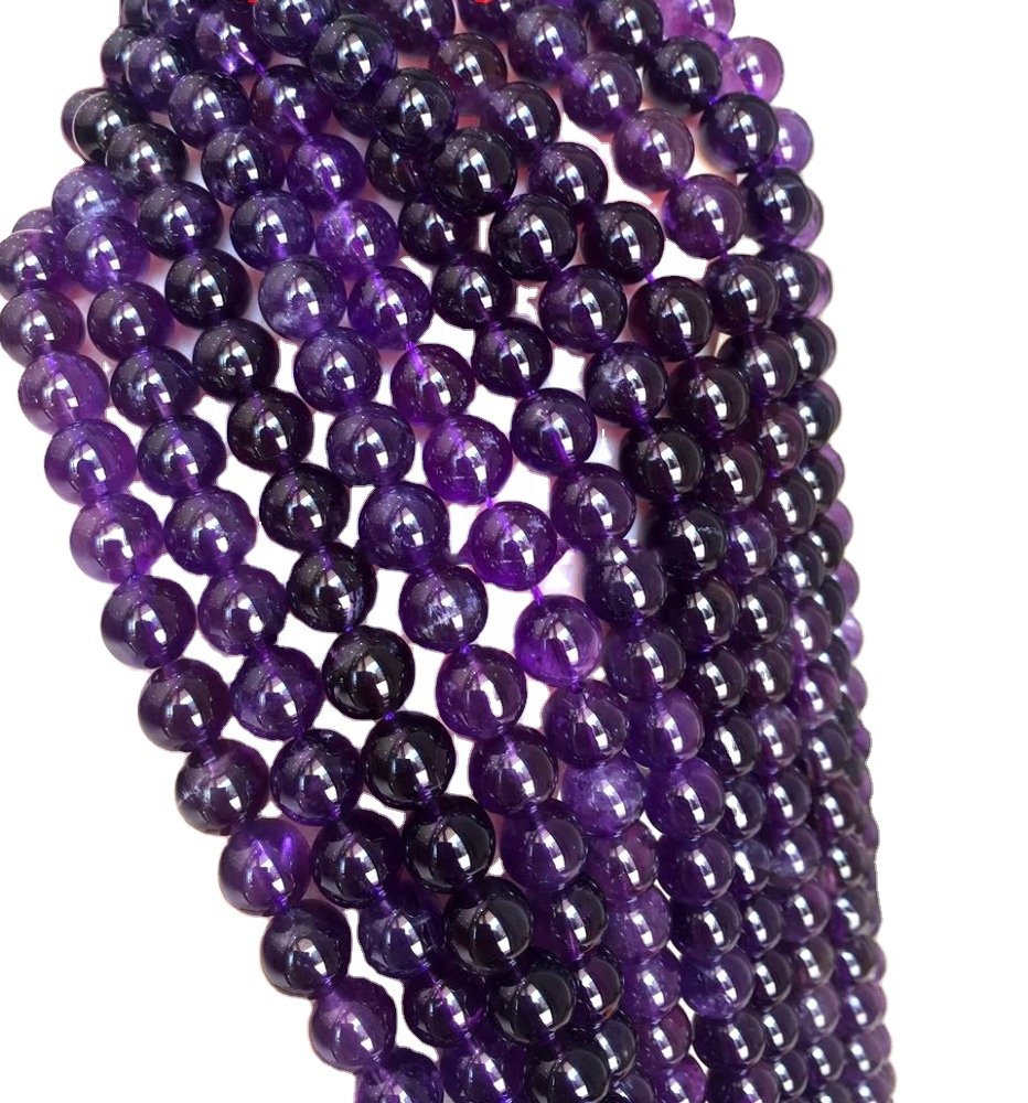 Aksesoris pabrik pabrik amethyst Crystal permata manik 17