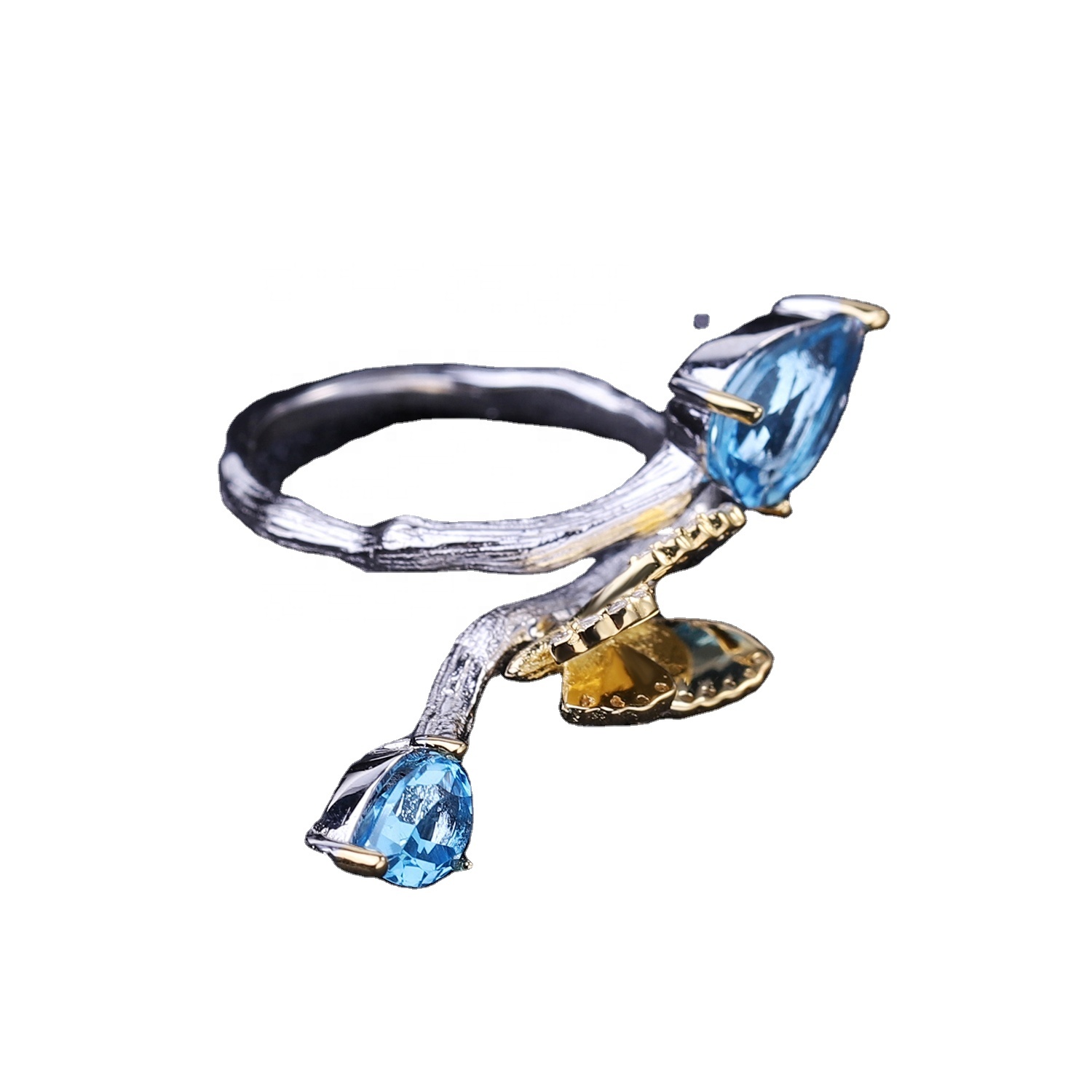 Mariposa Forma 925 Silver Diamond Sapphire 22