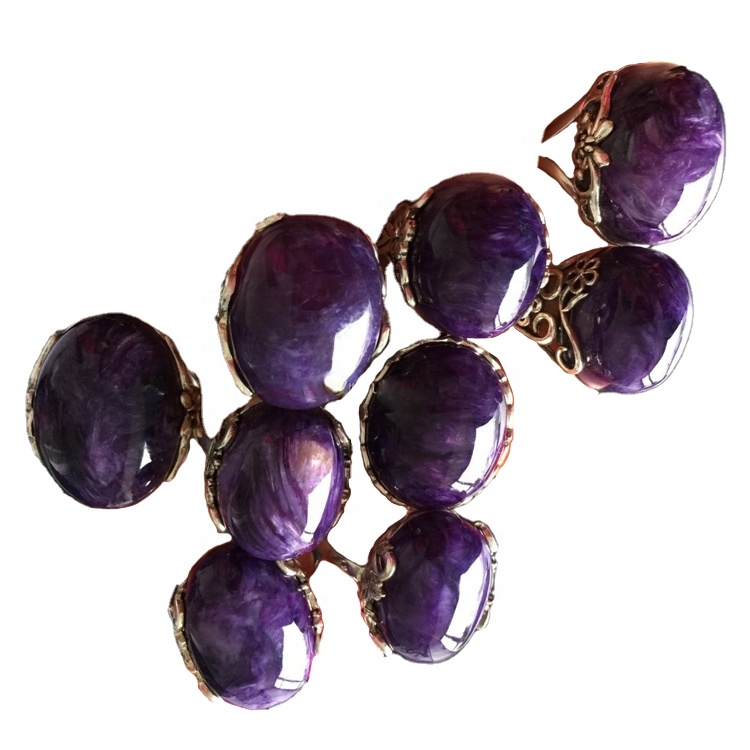 Charoite 925 Sterling Silver Ring / Silver Jewelry Producent / Hurt 15