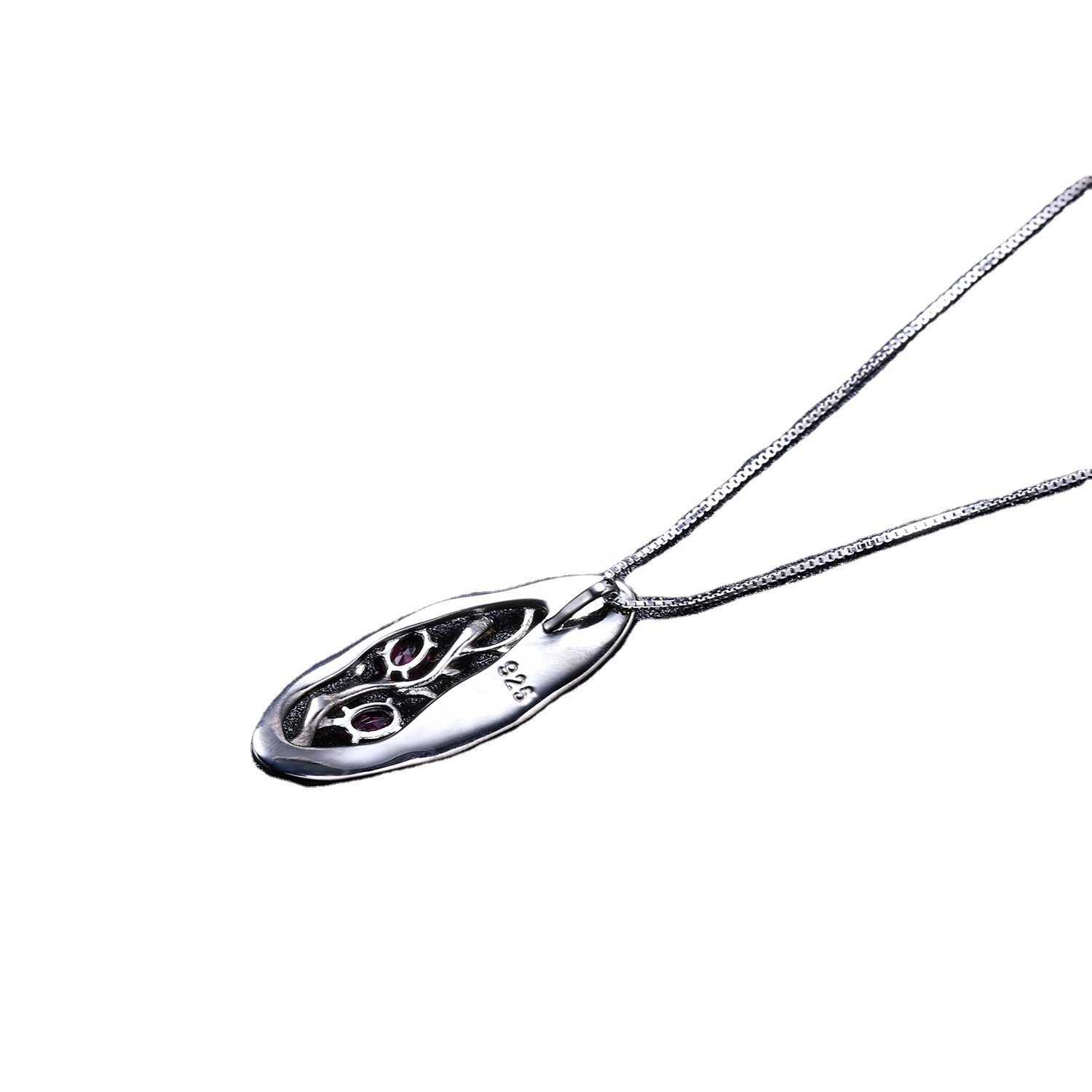 খোলা কাজের সোনার ধাতুপট্টাবৃত রুবি দুল 13