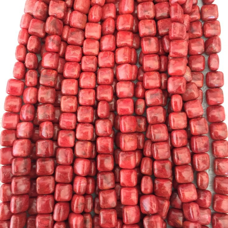 Apple Coral saamgeperste kussing krale 39