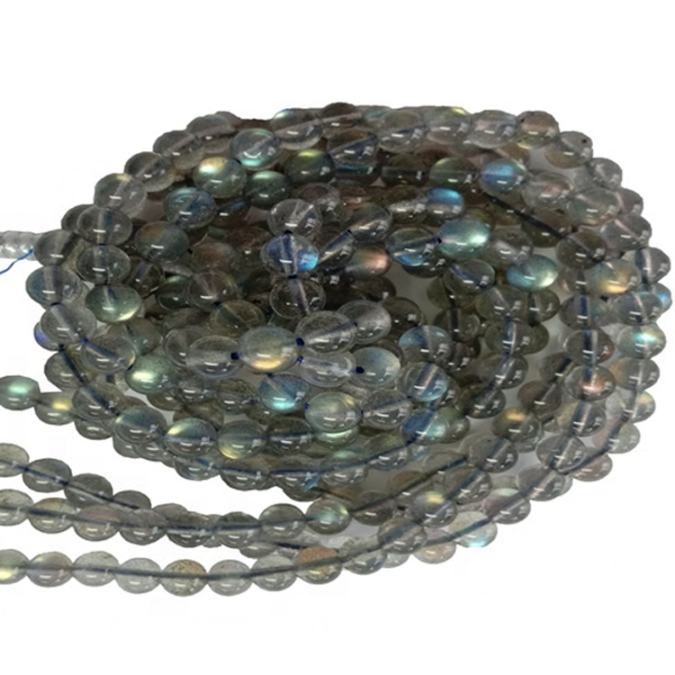 Piedra preciosa labradorita redonda de 8-14 mm para joyería que hace cuentas pulsera collar de piedras preciosas sueltas 36