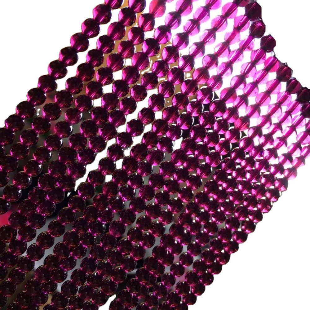 گول جامني قدرتي گارنٽ موتي هموار گول ٺھيل ھول سيل 36