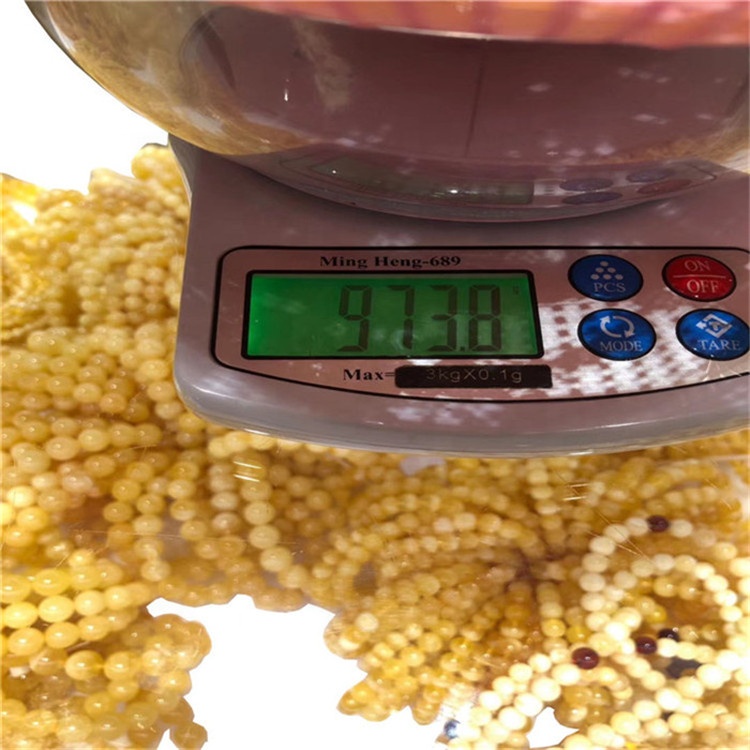 Shanga ya pande zote za amber pande zote asili ya amber shanga jiwe la mawe kwa ajili ya kufanya jeweliy 15