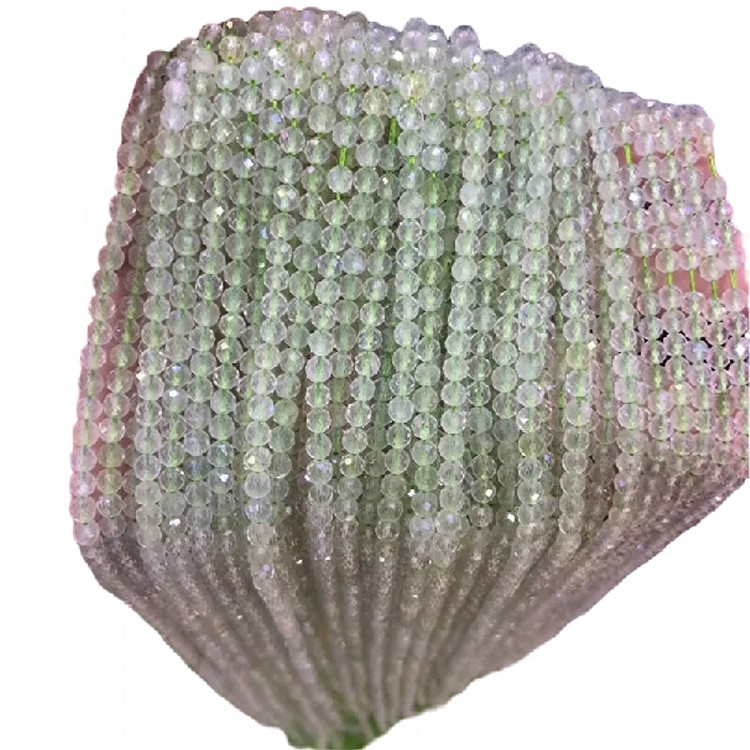 Faseted Flourite Beads Natuurlike hoë kwaliteit fluoriet ronde krale 37