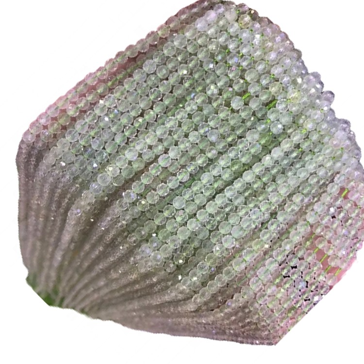 Faseted Flourite Beads Natuurlike hoë kwaliteit fluoriet ronde krale 39