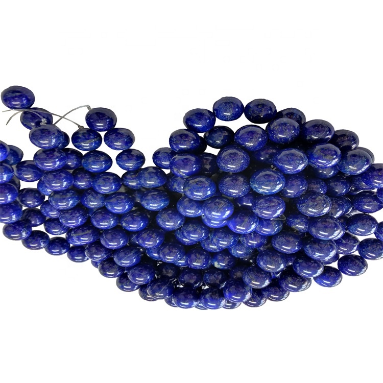 Coirníní gorm Lapis Lapis Lapis Beads Fuinnimh Gemstone Gemstone Coirníní scaoilte do dhéanamh jewelry DIY 15