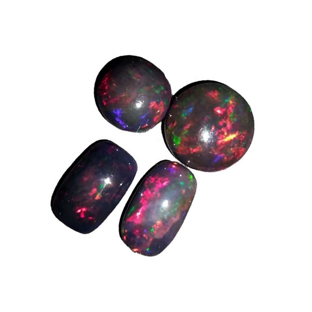 قدرتی اوول جواہرات پتھر سفید اوپن بلک 44