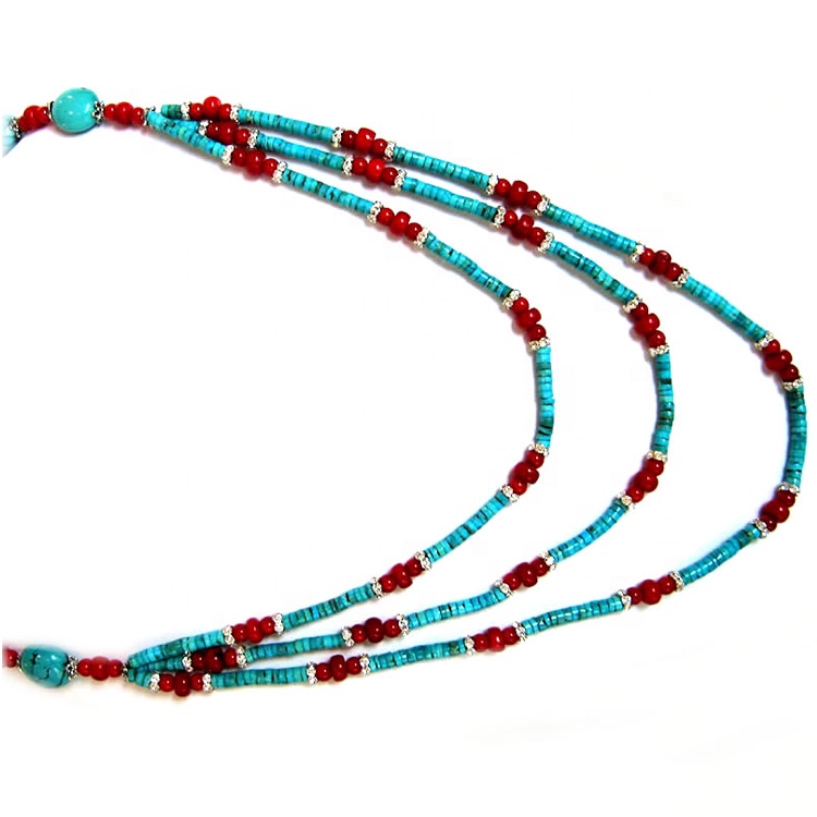 toohy turquoise turquoise boho laterline turquoise ຄໍ turquoise ເຄື່ອງປະດັບ 15
