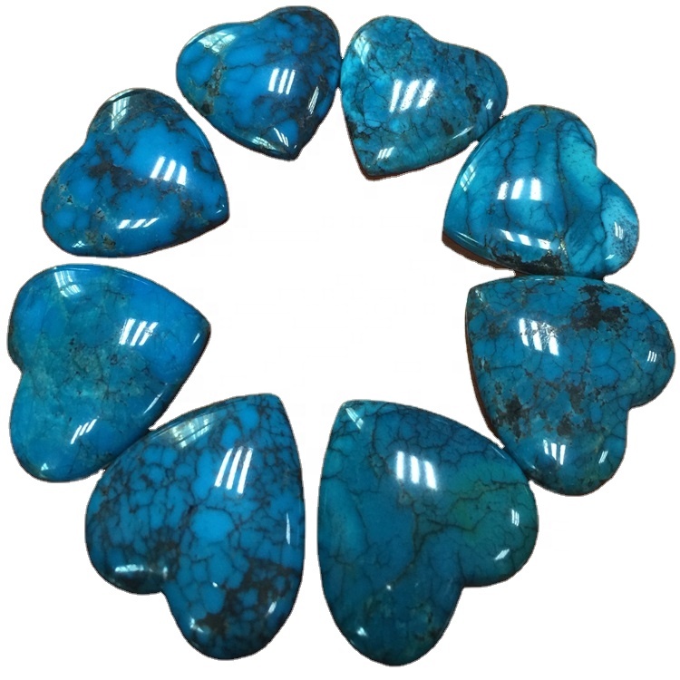 Turquoise Cabochons zvishongo zveTurlele 14