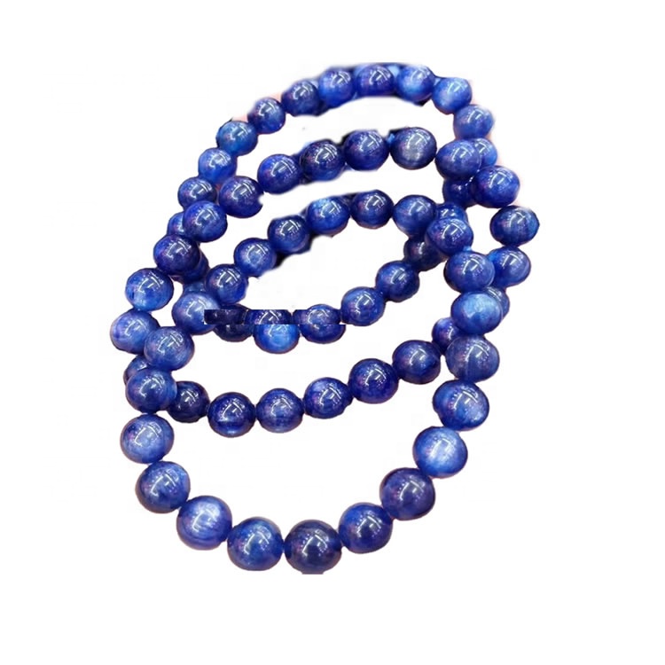 കന്യൈ സ്ട്രെച്ച് ബ്രേസ്ലെറ്റ് സുഗമമായ റൗണ്ടക്കൂടുകൾ ന്യൂഗെറ്റ് ജെംസ്റ്റോൺ കന്യൻ പരുക്കൻ 15