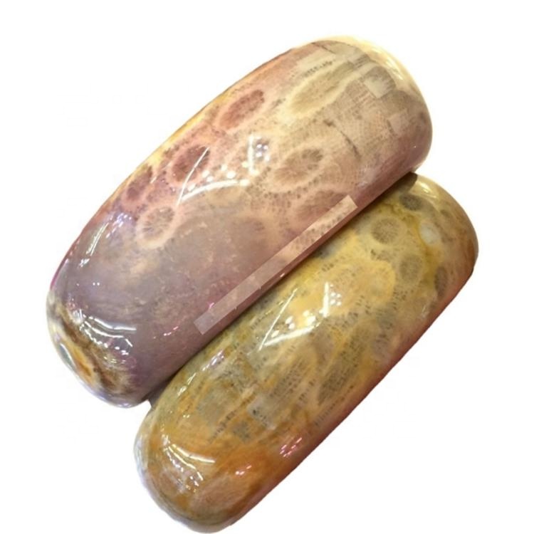 Ocean Jasper Brazalete Brazalete 57 mm Old Mine Jadify Multicolor Chalcedony Pulsera Pulsera Tranquilidad Aliviar el estrés 37