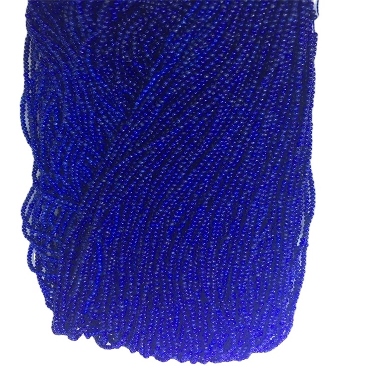 നീല ലാപിസ് അയഞ്ഞ സെമി വിലയേറിയ കല്ല് കൊന്ത മുദ്രവെച്ചു 15