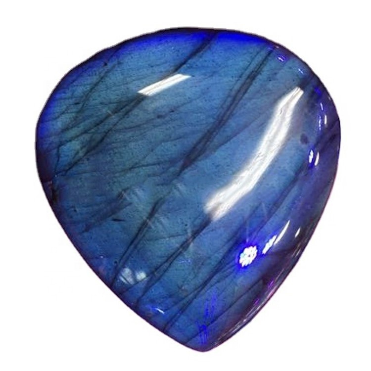 Labradore Pear Cabochon Lot Blue Flash Labradorite Loose Gemstone Smooth Cabochons 36