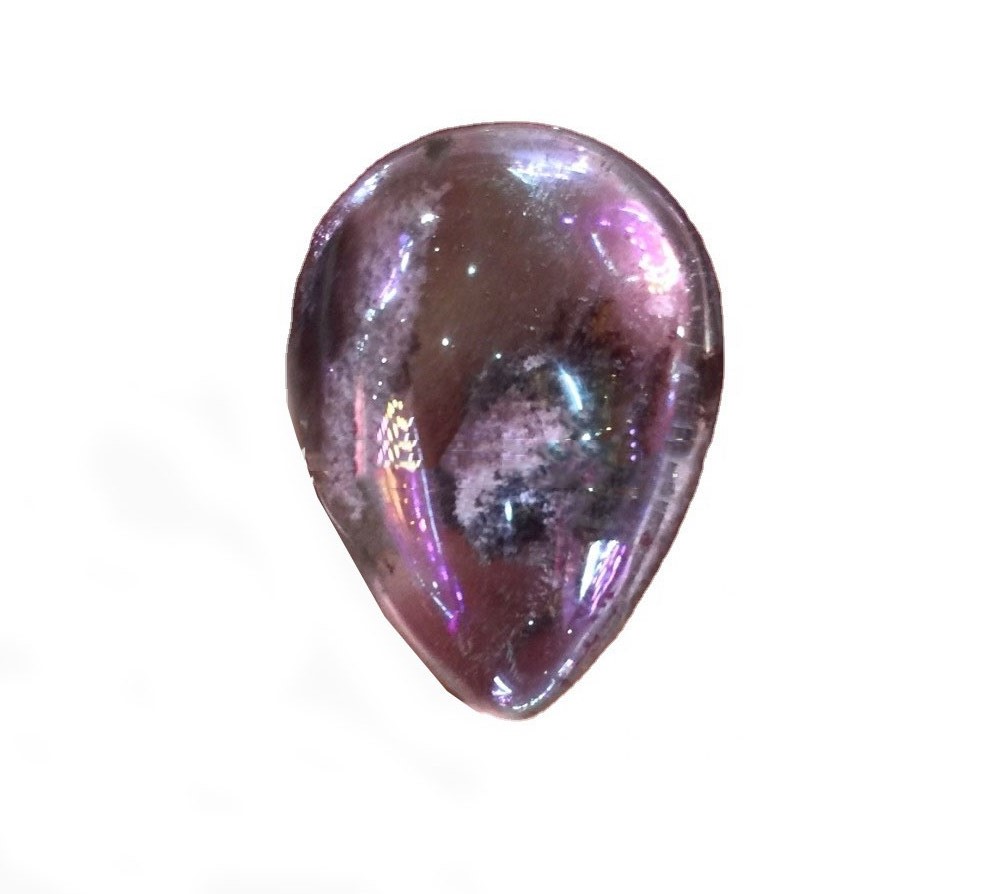 Natural Tibetan Himalayan High Altitude Red/Green Phantom Quartz Large Pendant Red Phantom Crystal Pendant Colorful Crystal Palm 37