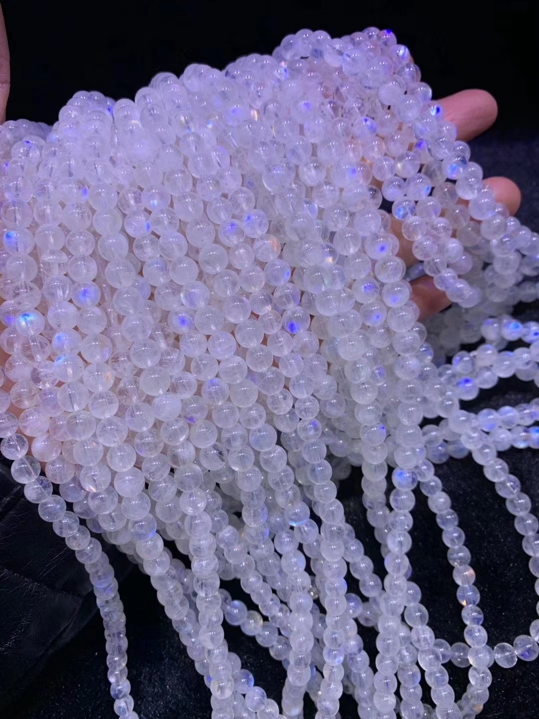 Piedras preciosas de cristal natural redondas sueltas para la fabricación de joyas 38