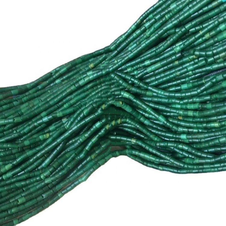 2mm Natural Afghani Malachite Heishi Beads Hacer al por mayor 13