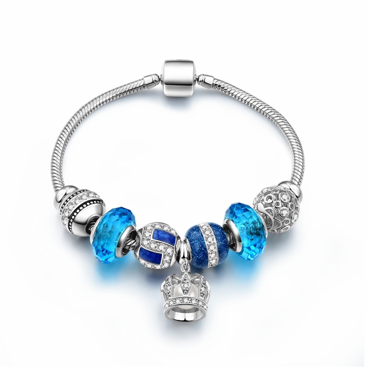 귀여운 타입 여성 925 실버 팔찌 17