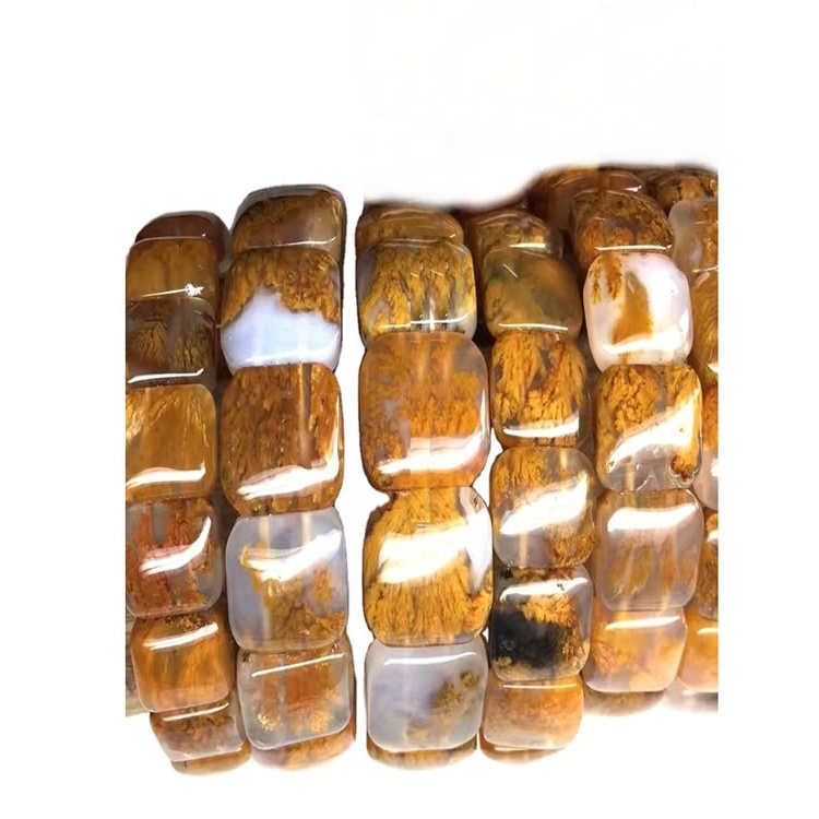 Águila de ojo Pulseras de piedra Joyas Ojos Agates Redondos Perlas sueltas 37