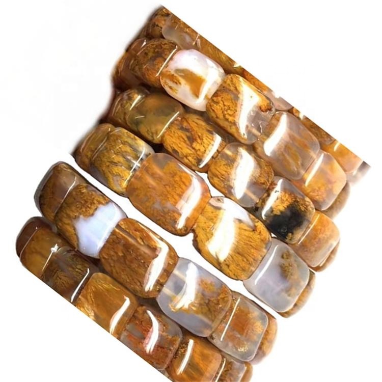 Águila de ojo Pulseras de piedra Joyas Ojos Agates Redondos Perlas sueltas 39