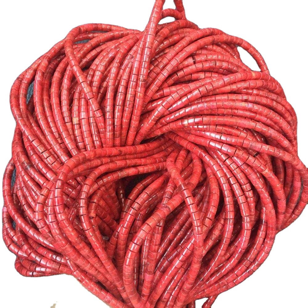 Coralul Heishi Margele - Coralul roșu Heishi Beads fac en-gros 39