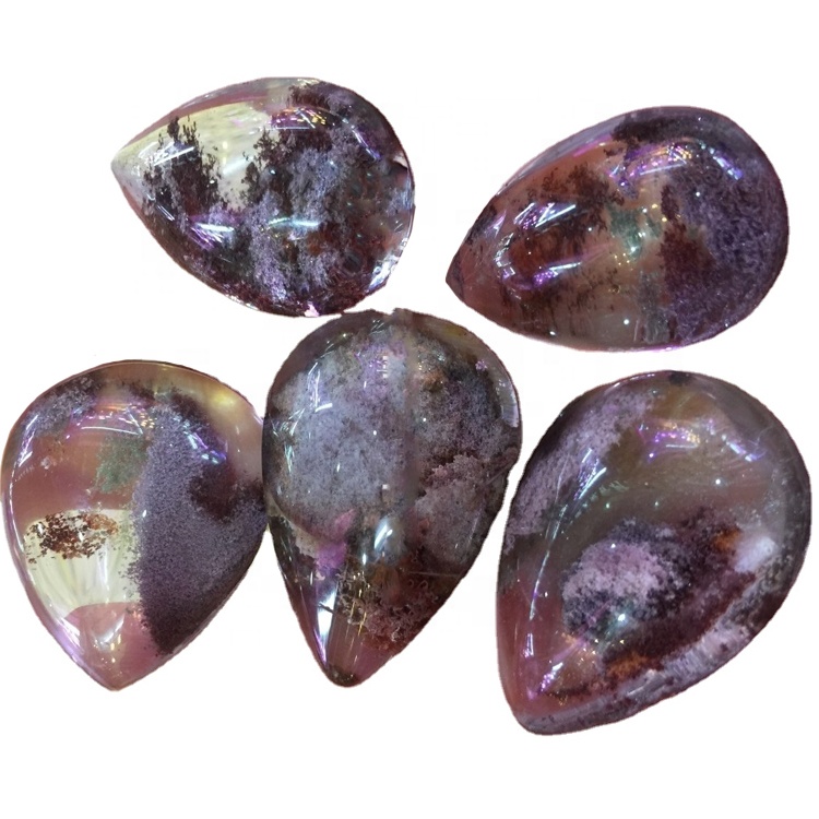 Giardino Natural Labochon Natural Cabochon Phantom Quartz Cabochon facendi Gioielli 37