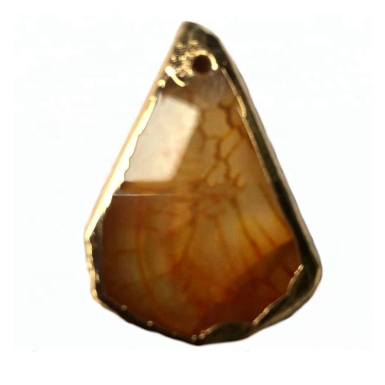 అమేథిస్ట్ డ్యూజ్ లాకెట్టు స్లైస్ లాకెట్టు 37