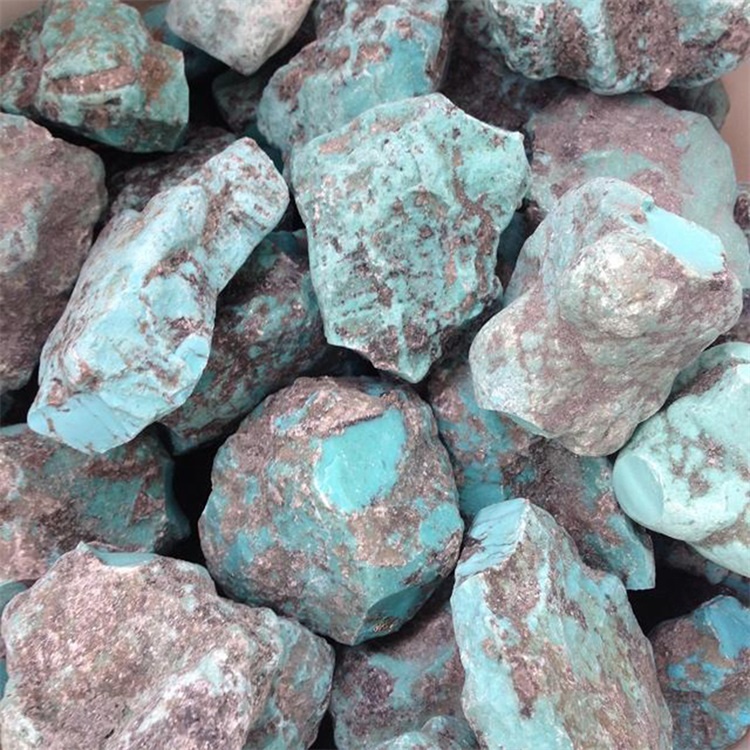 Քնած գեղեցկուհի փիրուզագույն կոպիտ նյութական քարք 13