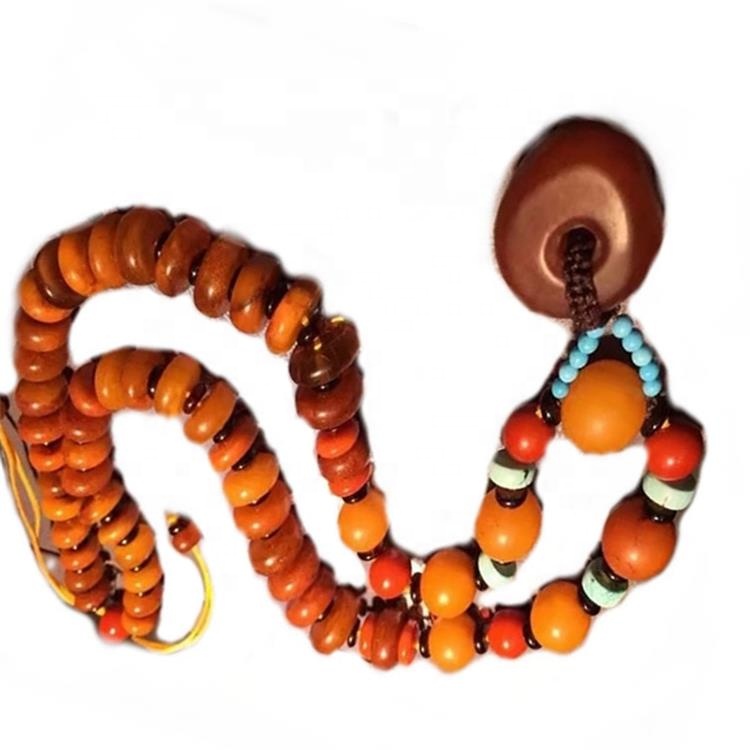 Korálky náhrdelníky muslimské modlitby jantarové korálky 36