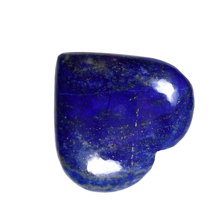 प्राकृतिक लैपिस Lazuli क्रिस्टल हार्ट हार्ट आकार लैपिस Lazuli पत्थर 36