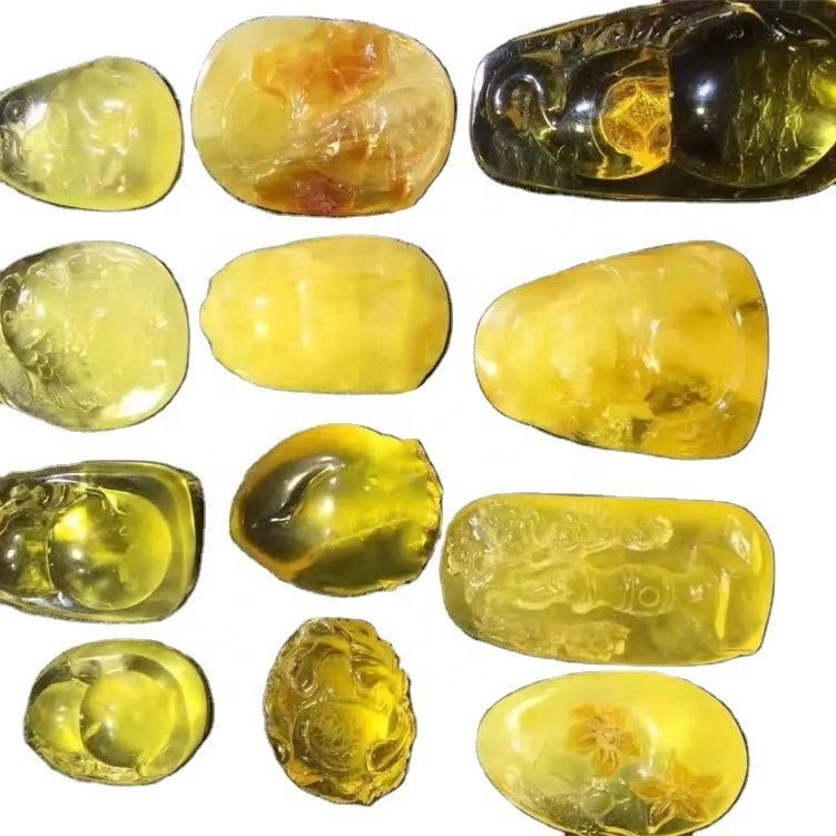Amber Cabochon Jewelry. 13