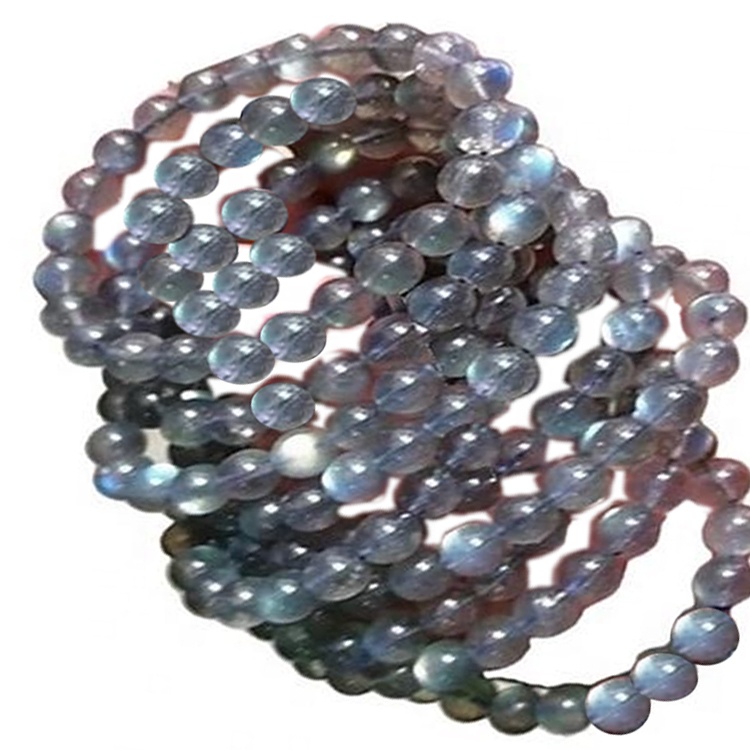 Il braccialetto naturale naturale della labradorite di alta qualità produce all'ingrosso 15