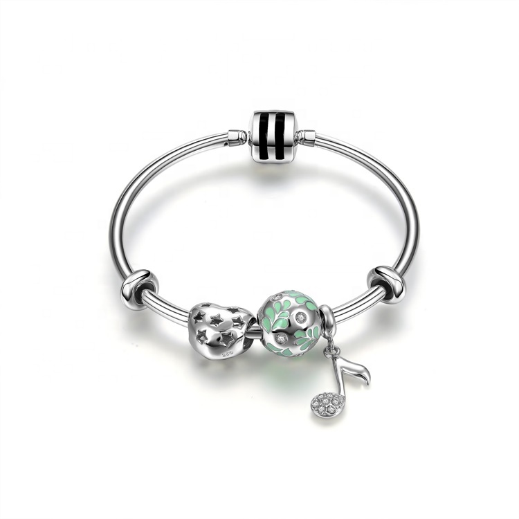 Ünlü Kadınlar Saf Gümüş Bilezik Gümüş Sting Bilezik 13