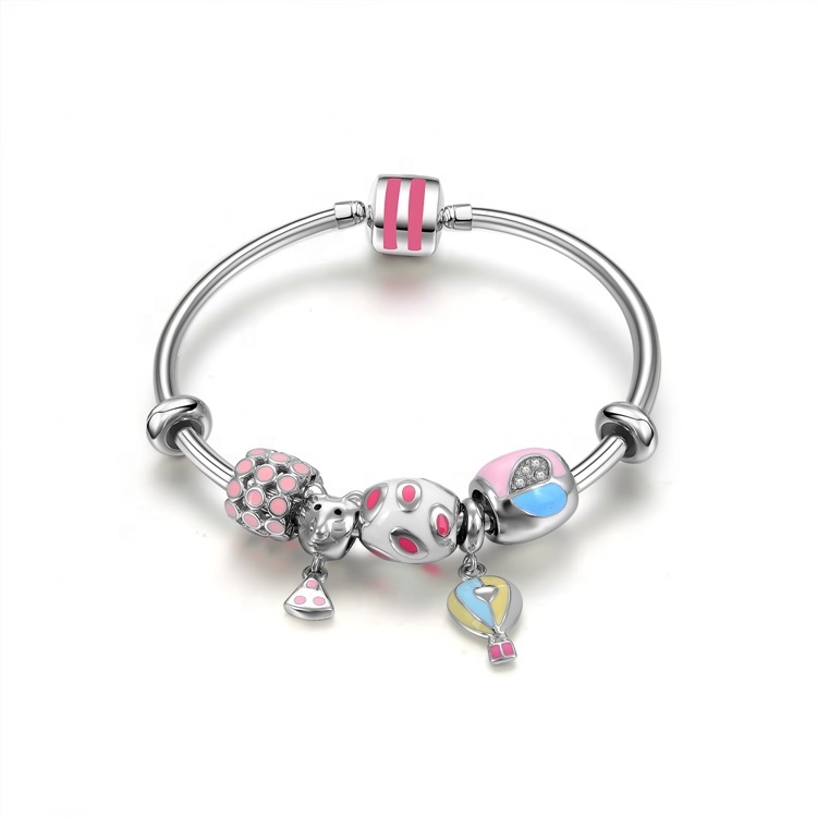 Ünlü Kadınlar Saf Gümüş Bilezik Gümüş Sting Bilezik 15